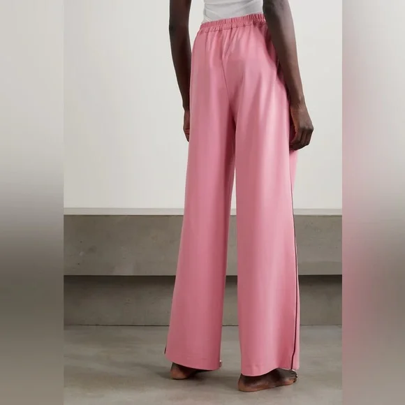 SET SLEEPER Off The Duty piped crepe pajama shirt and pants